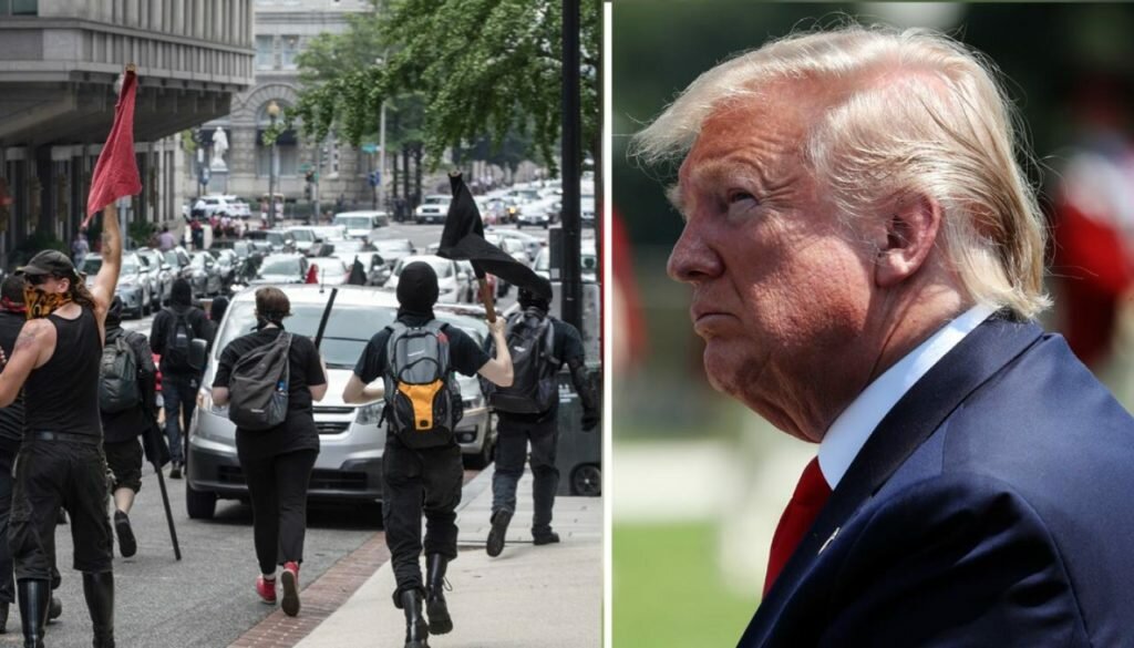 Donald Trump contro gli Antifa