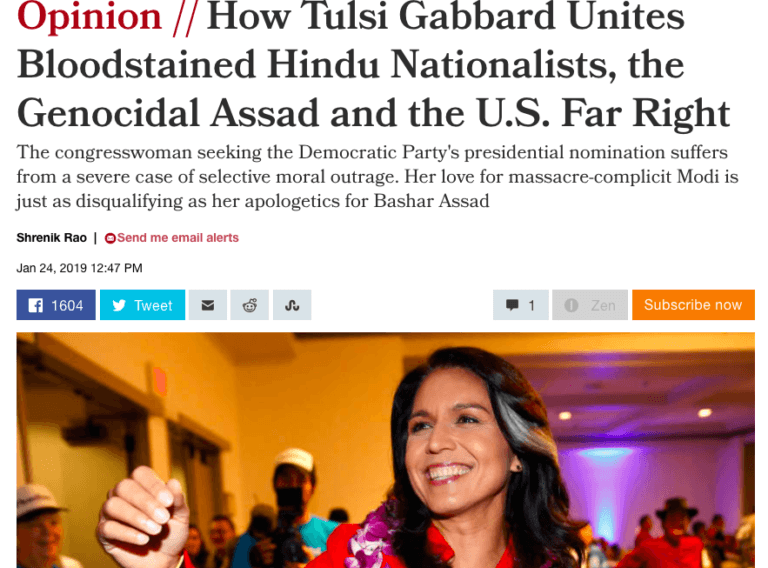 Tutti contro Tulsi Gabbard