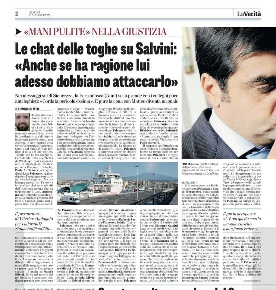 Magistratura contro l'Italia