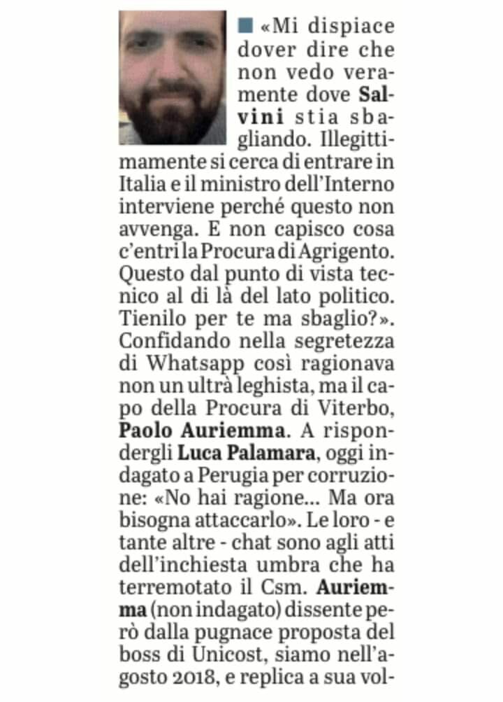 Magistratura contro l'Italia