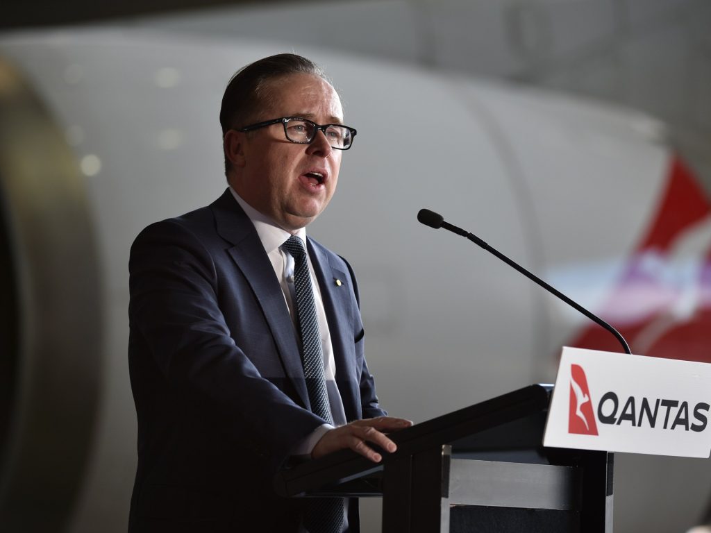 L'amministratore delegato della Qantas australiana si dimette presto