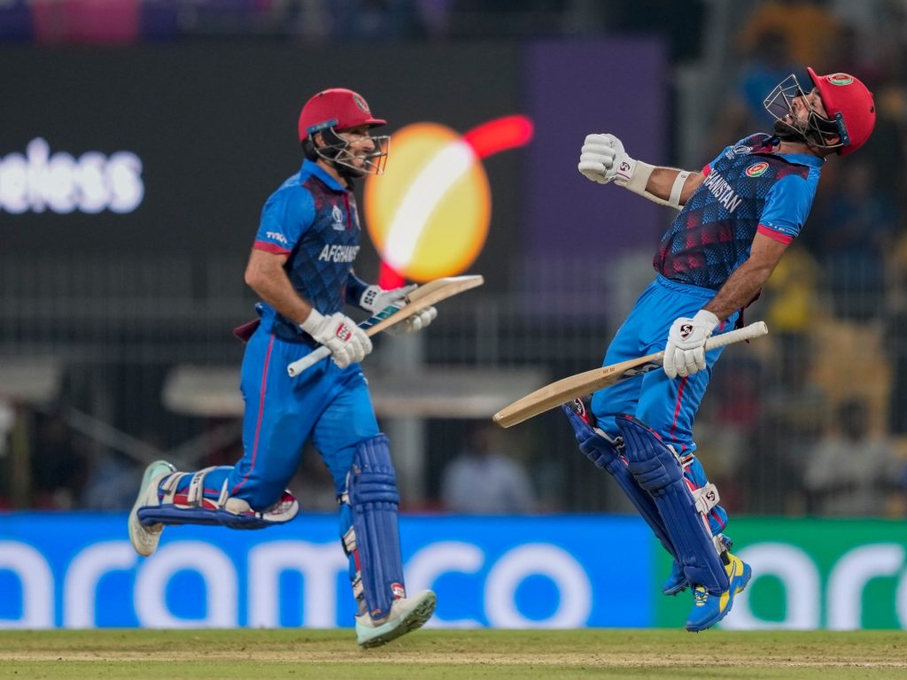 Lo shock dell'Afghanistan rivaleggia con il Pakistan nella storica vittoria della Coppa del mondo di cricket