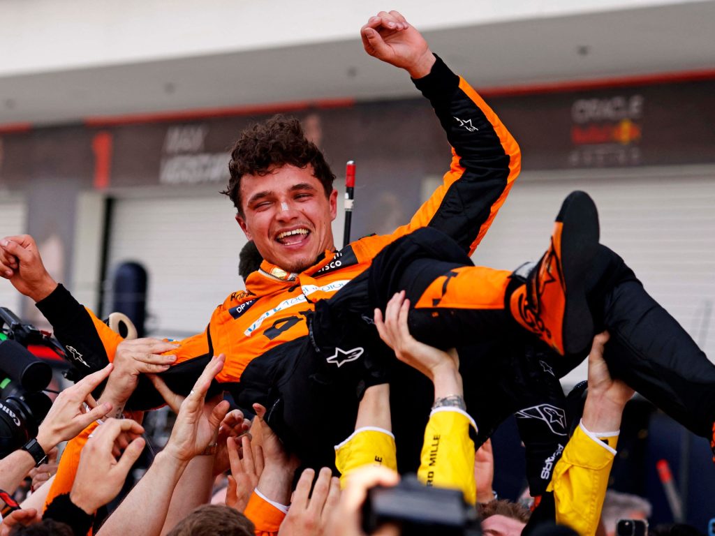 GP di Miami: Lando Norris della McLaren batte Verstappen nella prima vittoria in carriera in F1
