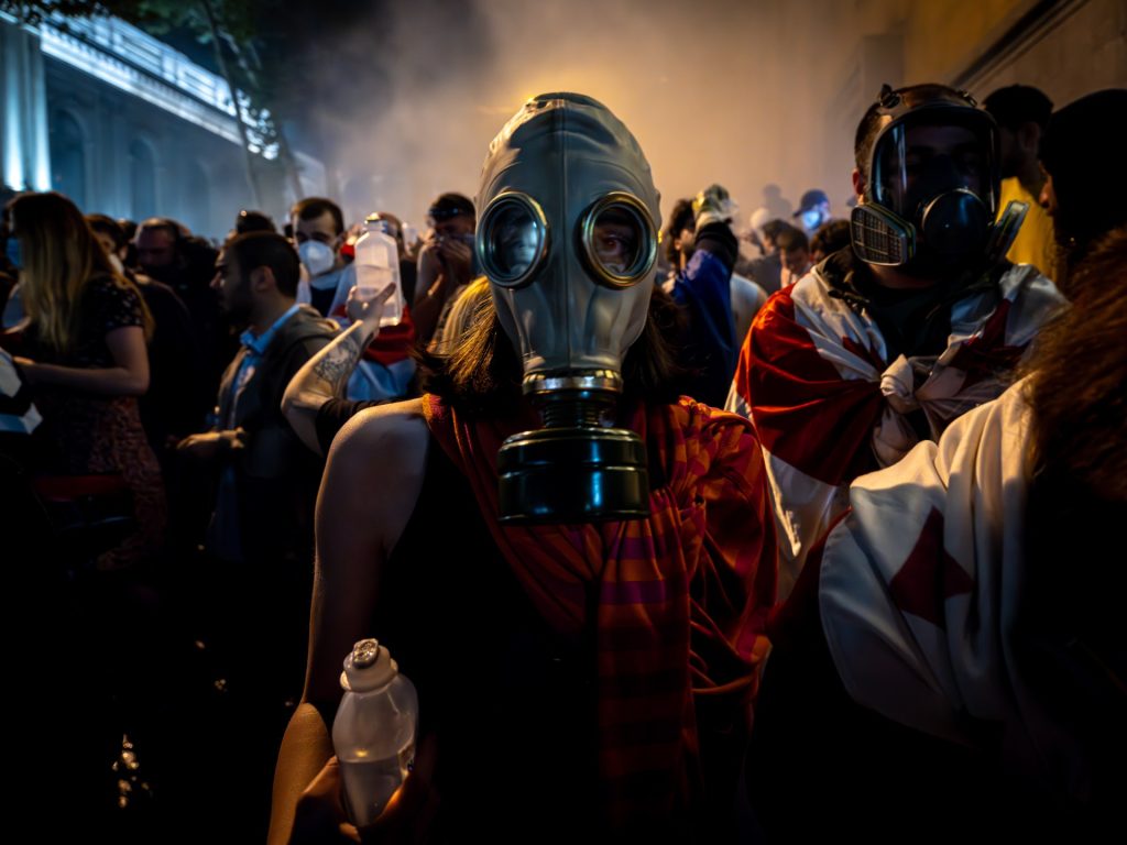"No alla legge russa!"  I manifestanti della Georgia chiedono un “futuro europeo”