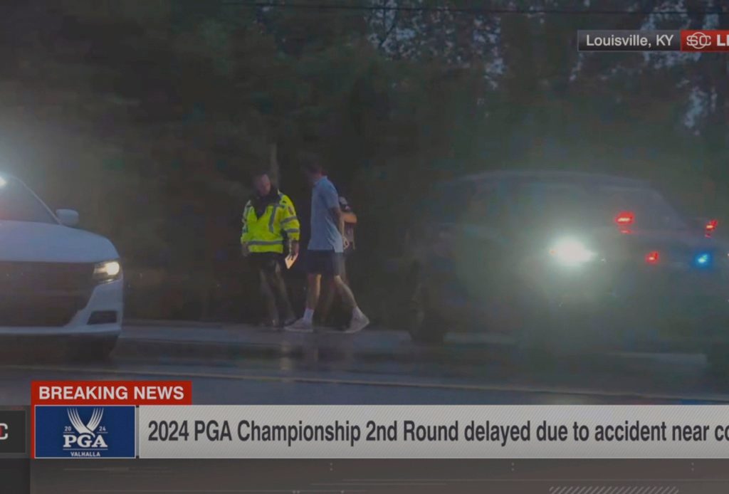 Il golfista di alto livello Scottie Scheffler arrestato dalla polizia al campionato PGA