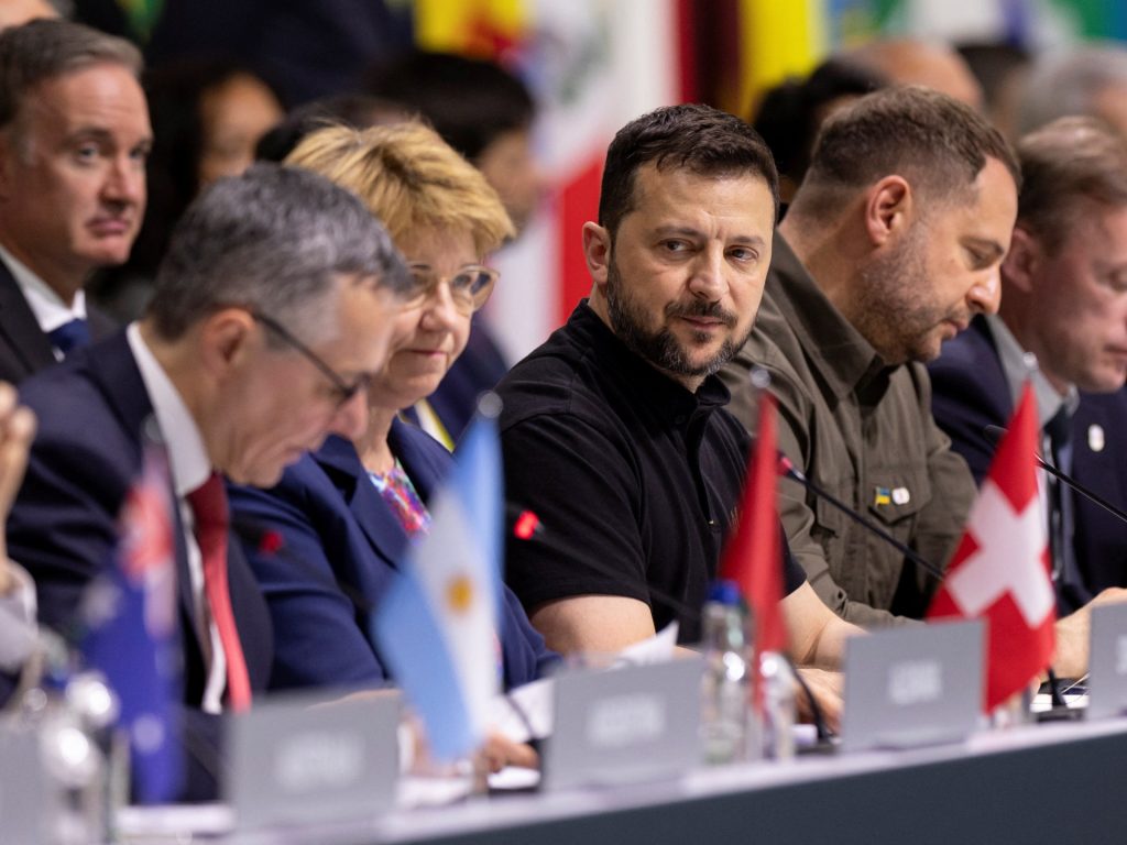 Il vertice di pace sostiene l’Ucraina e chiede il dialogo per porre fine alla guerra con la Russia