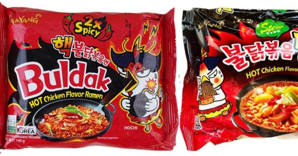 La Danimarca afferma che gli spaghetti istantanei coreani sono troppo piccanti per essere mangiati in sicurezza