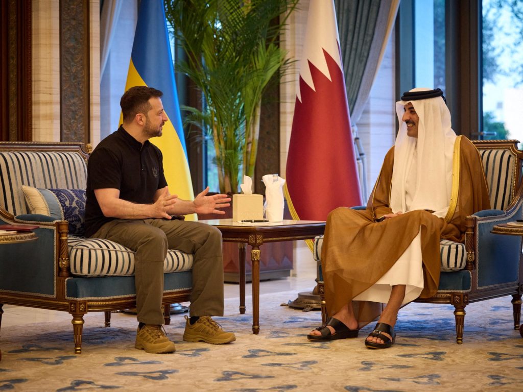 Zelenskyj ringrazia il Qatar per il ruolo svolto nel riportare i bambini ucraini in visita a Doha