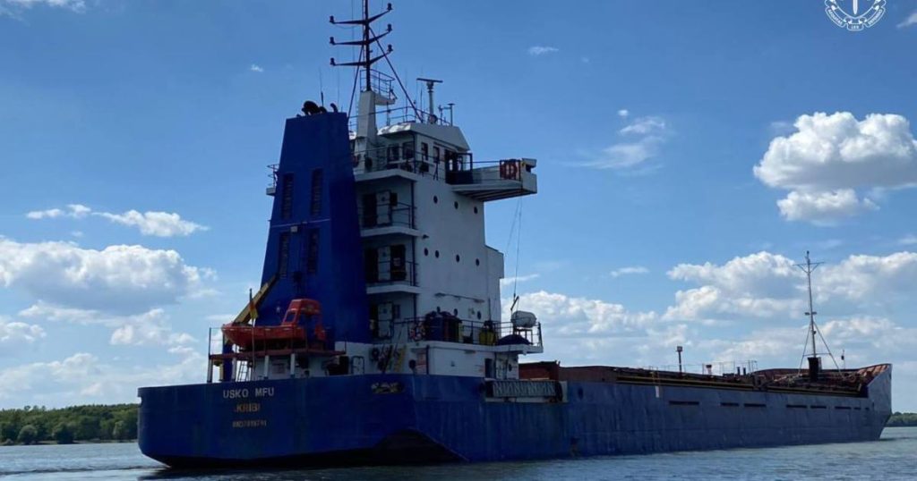 L'Ucraina sequestra una nave cargo che trasportava grano "saccheggiato" per la Russia