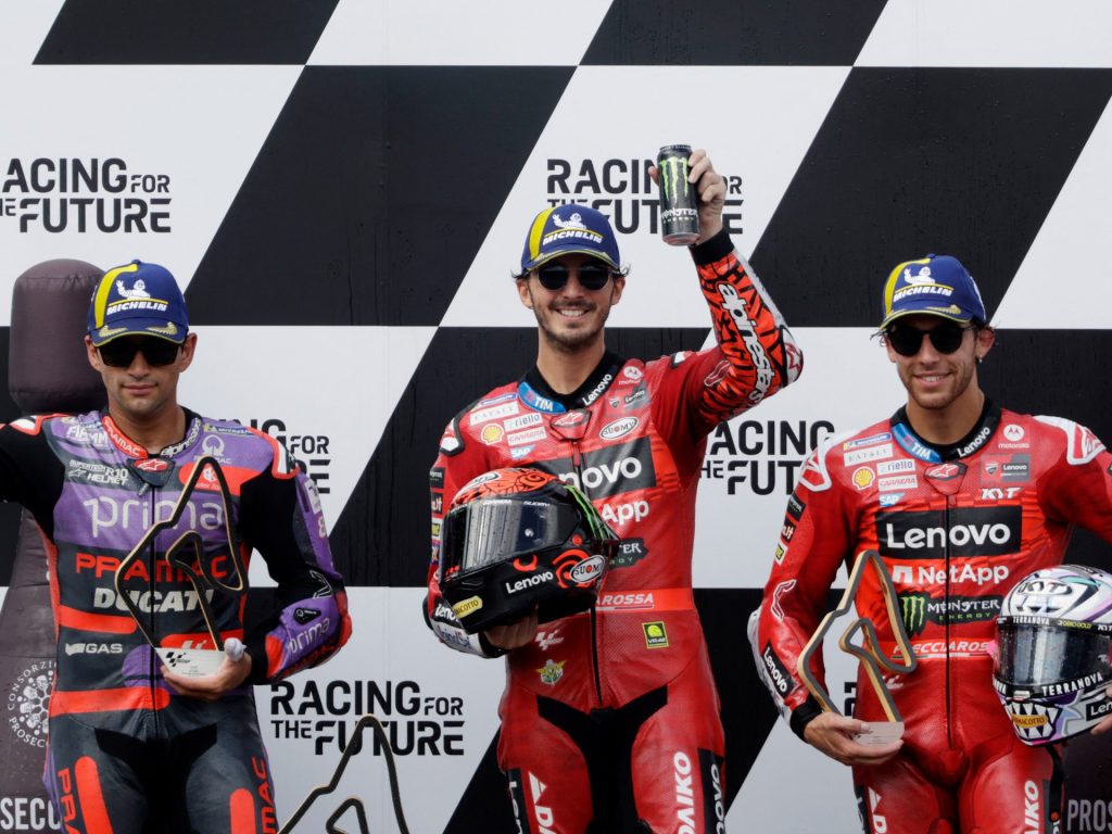 MotoGP: Francesco Bagnaia vince il Gran Premio d'Austria e prende il comando del campionato