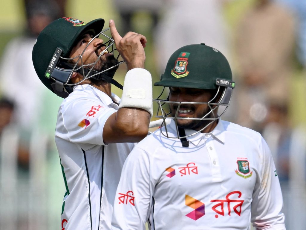 Cricket: il Bangladesh ha battuto il Pakistan per 10 wicket nello storico test di Rawalpindi