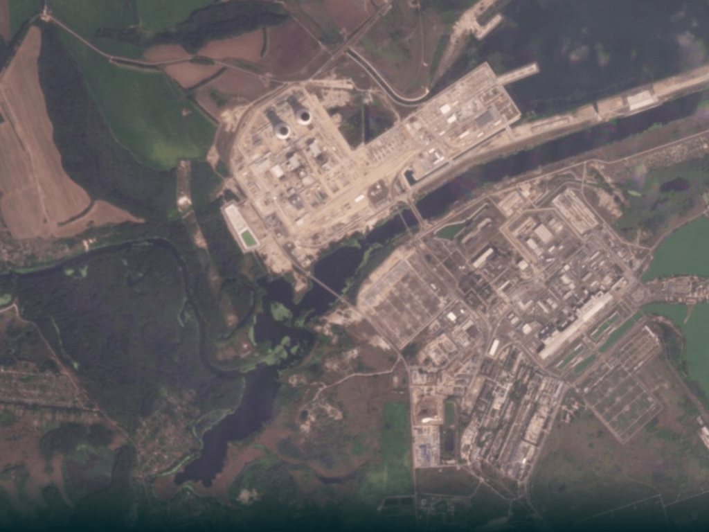 Mappatura della centrale nucleare russa di Kursk