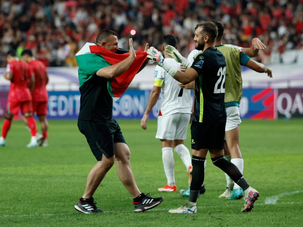 La Palestina tiene in parità i giganti dell'AFC Corea del Sud nelle qualificazioni per la Coppa del Mondo