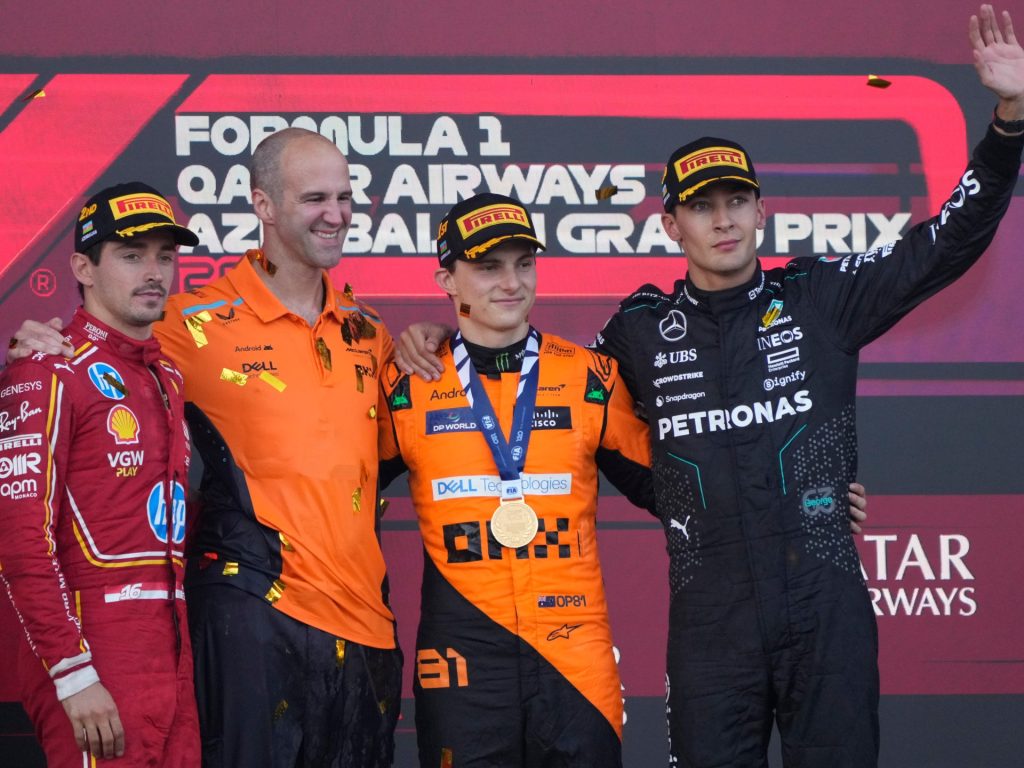 F1: Piastri vince a Baku e la McLaren prende il comando
