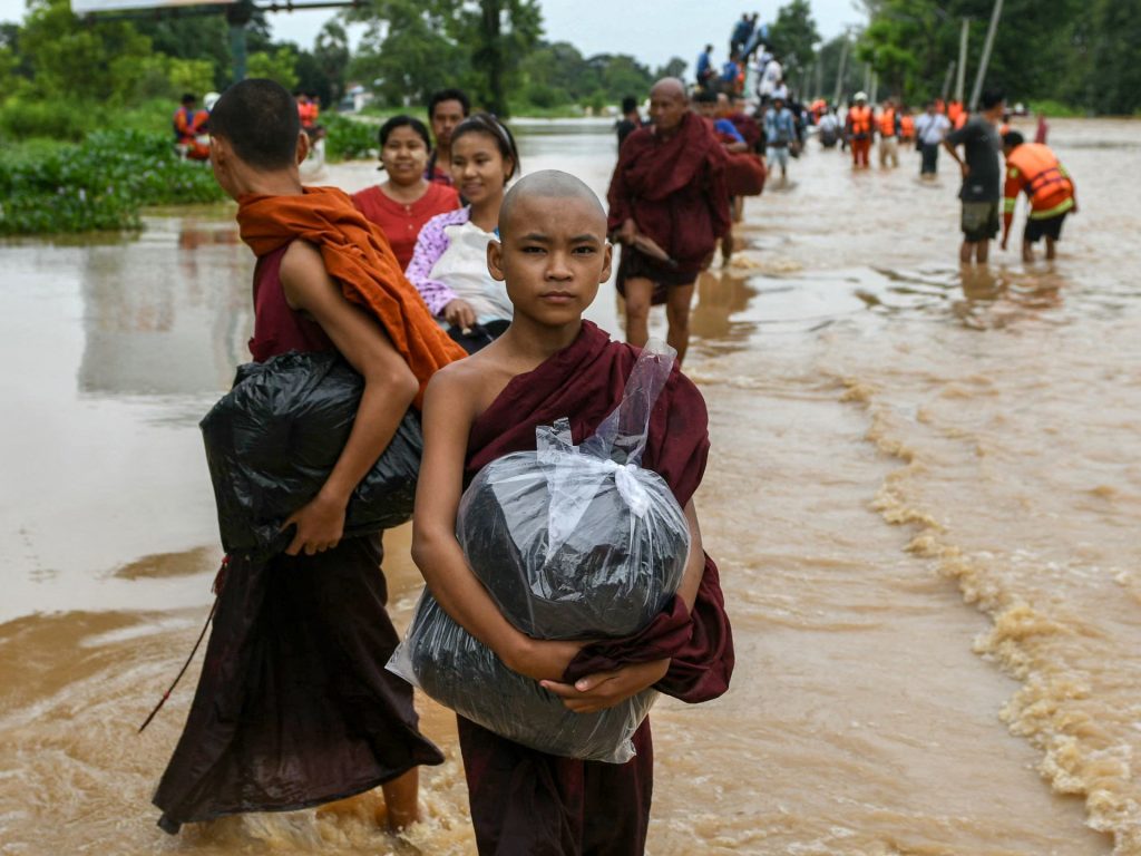 L'UNICEF afferma che sei milioni di bambini nel sud-est asiatico sono stati colpiti dal tifone Yagi