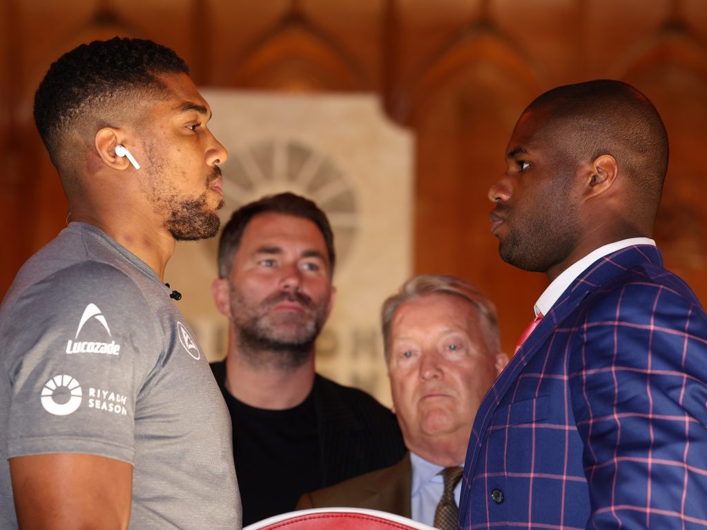 Anthony Joshua contro Daniel Dubois: orario del combattimento di pugilato, undercard, passeggiata sul ring