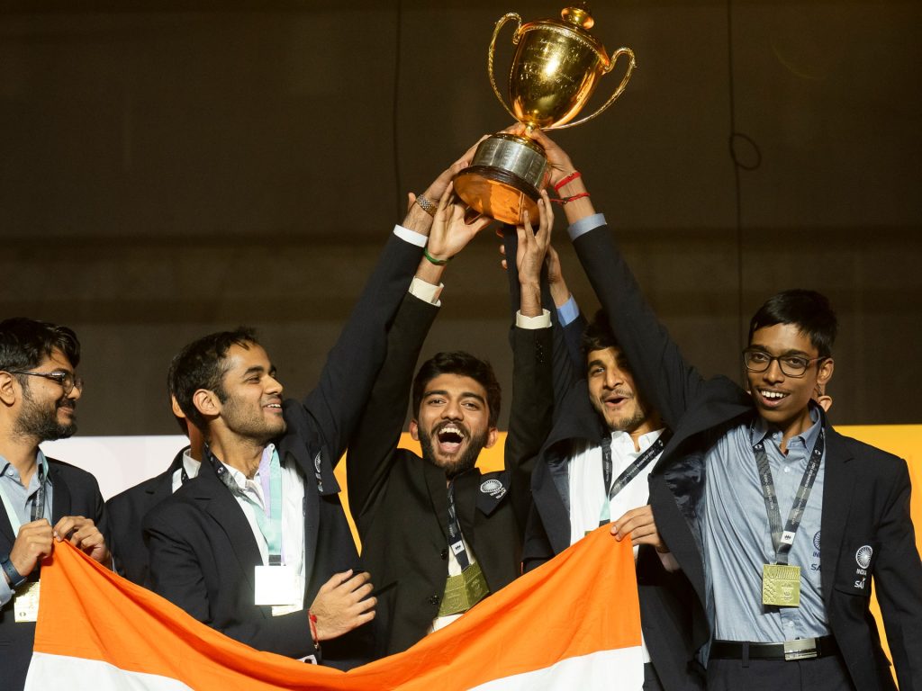 L'India vince lo storico oro a squadre alle Olimpiadi di scacchi FIDE 2024