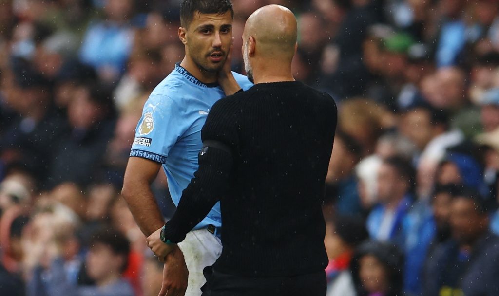Rodri del Manchester City fuori per la stagione dopo aver subito un intervento chirurgico al ginocchio