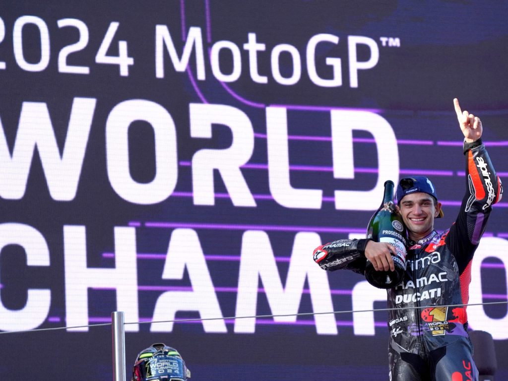 Lo spagnolo Jorge Martin vince il Campionato del Mondo MotoGP 2024 a Barcellona