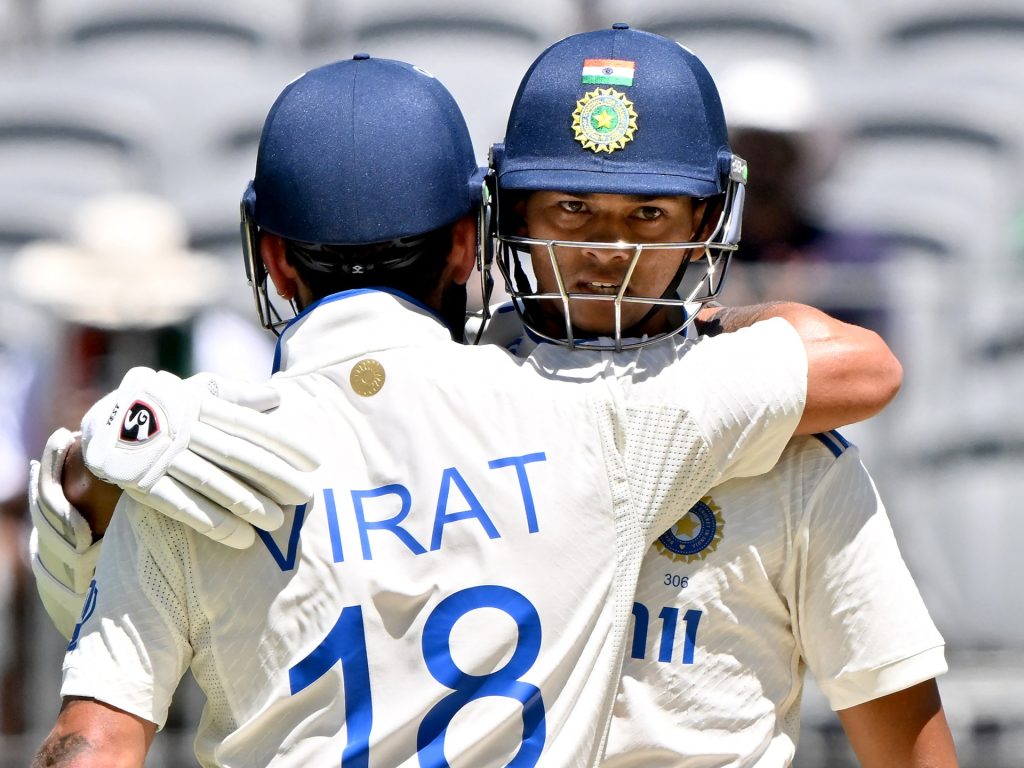 L'Australia 12-3 dopo Kohli, Jaiswal domina per secoli l'India nel Perth Test