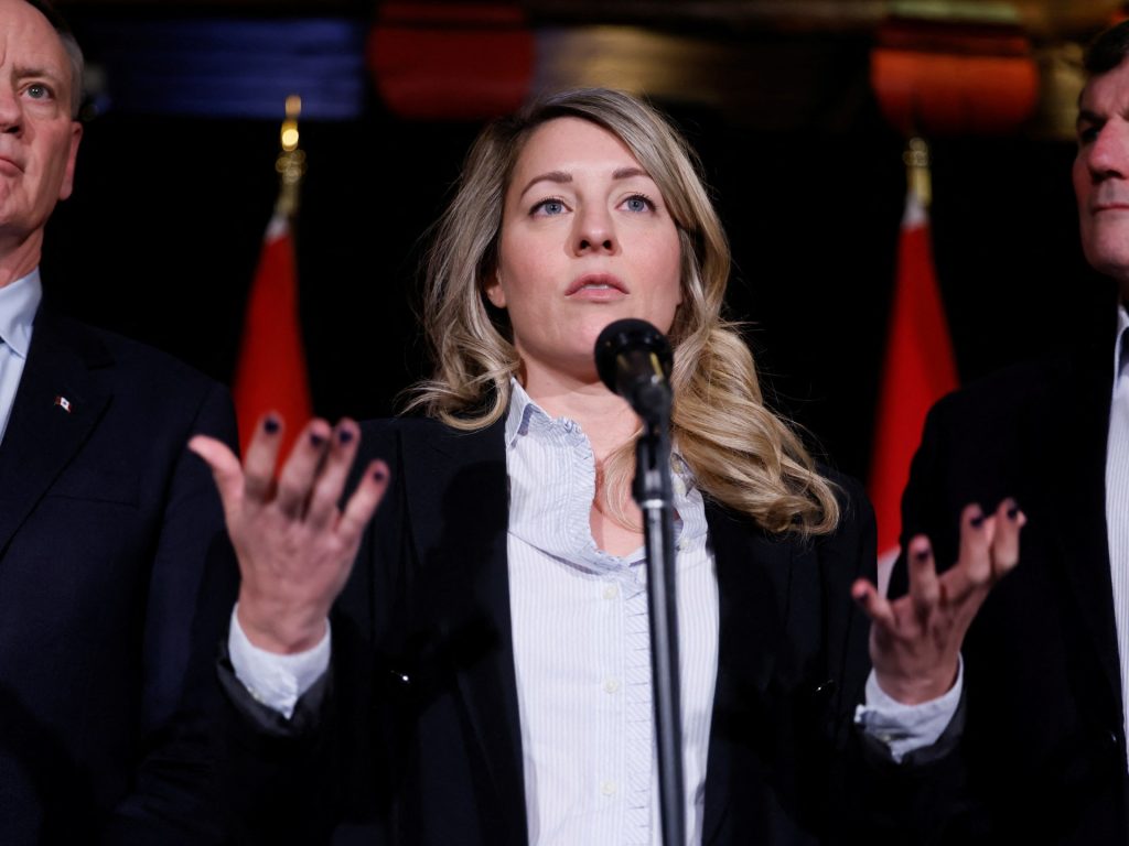 Il ministro degli Esteri canadese Joly per incontrare Rubio mentre si profila la minaccia tariffaria degli Stati Uniti