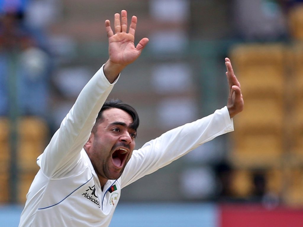 Rashid a sette wicket guida l'Afghanistan alla vittoria della serie Test sullo Zimbabwe