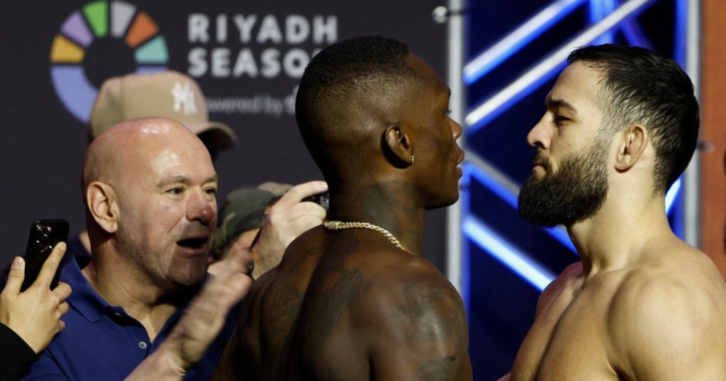 Adesanya vs Imavov: UFC Fight Arabia Saudita - Tempo di inizio, carta, come guardare