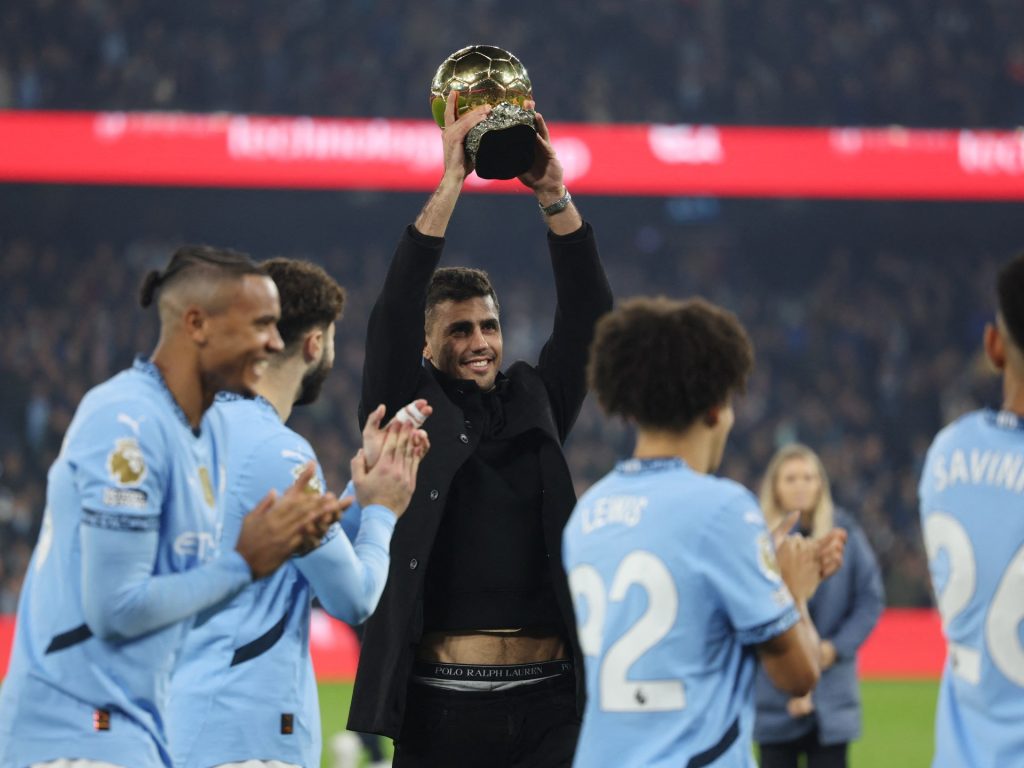 Man City Name Ballon d'Or Vincitore Rodri in Squad per la Champions League Run In
