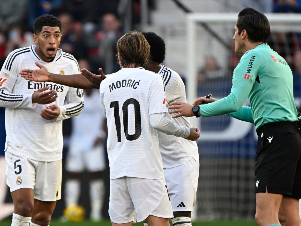 Il pareggio del Real Madrid a Osasuna dopo che Bellingham vede Red