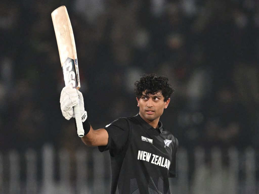 Champions Trophy: la tonnellata di Ravindra guida la vittoria della Nuova Zelanda sul Bangladesh
