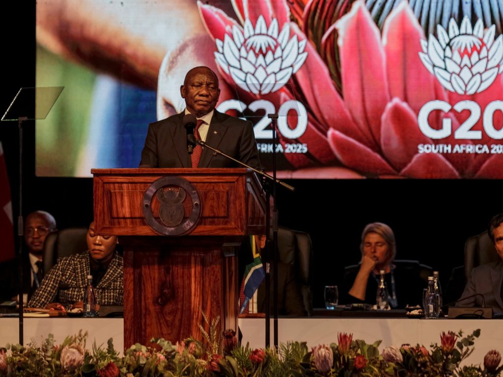 Il Sudafrica sollecita la cooperazione durante l'incontro del G20 tra le tensioni sull'Ucraina