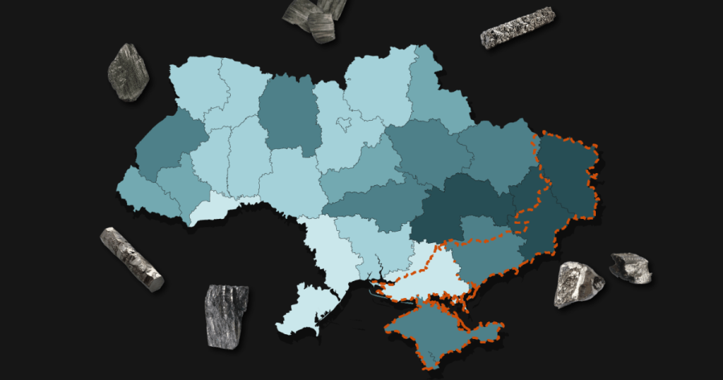Mappatura delle terre rare e dei minerali critici dell'Ucraina