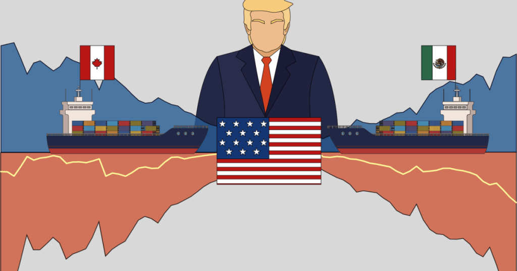 In che modo le tariffe di Trump avranno un impatto sulle esportazioni del Messico e del Canada?