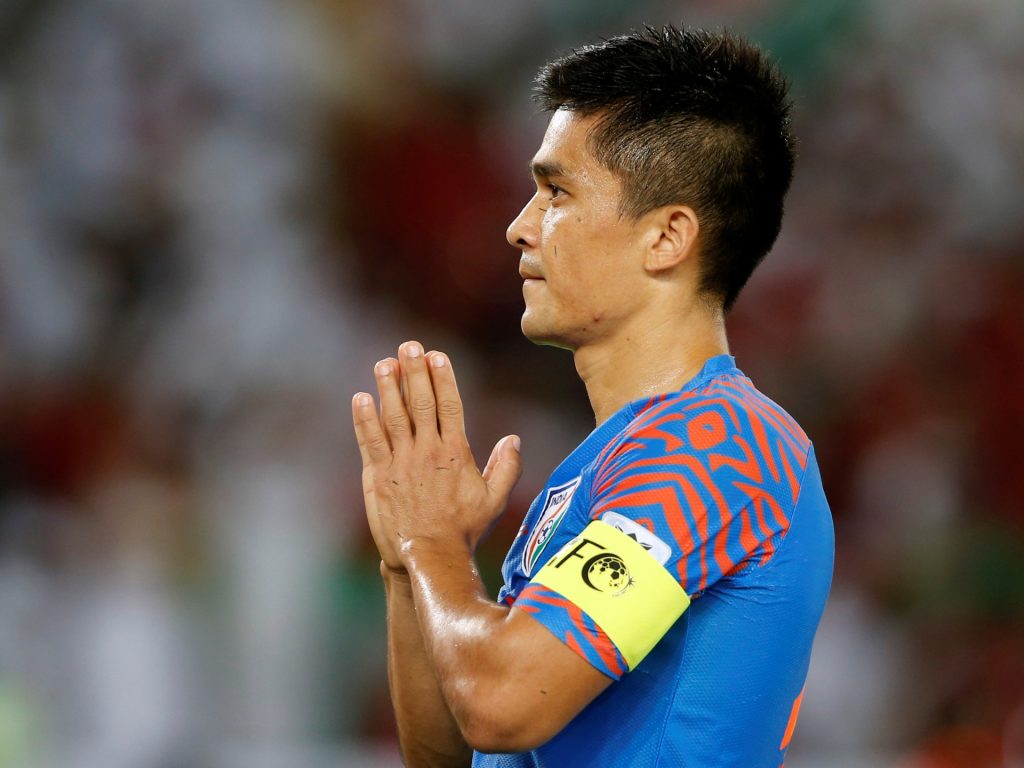 India Football Great Chhetri esce dalla pensione di 40 anni per Asia Cup