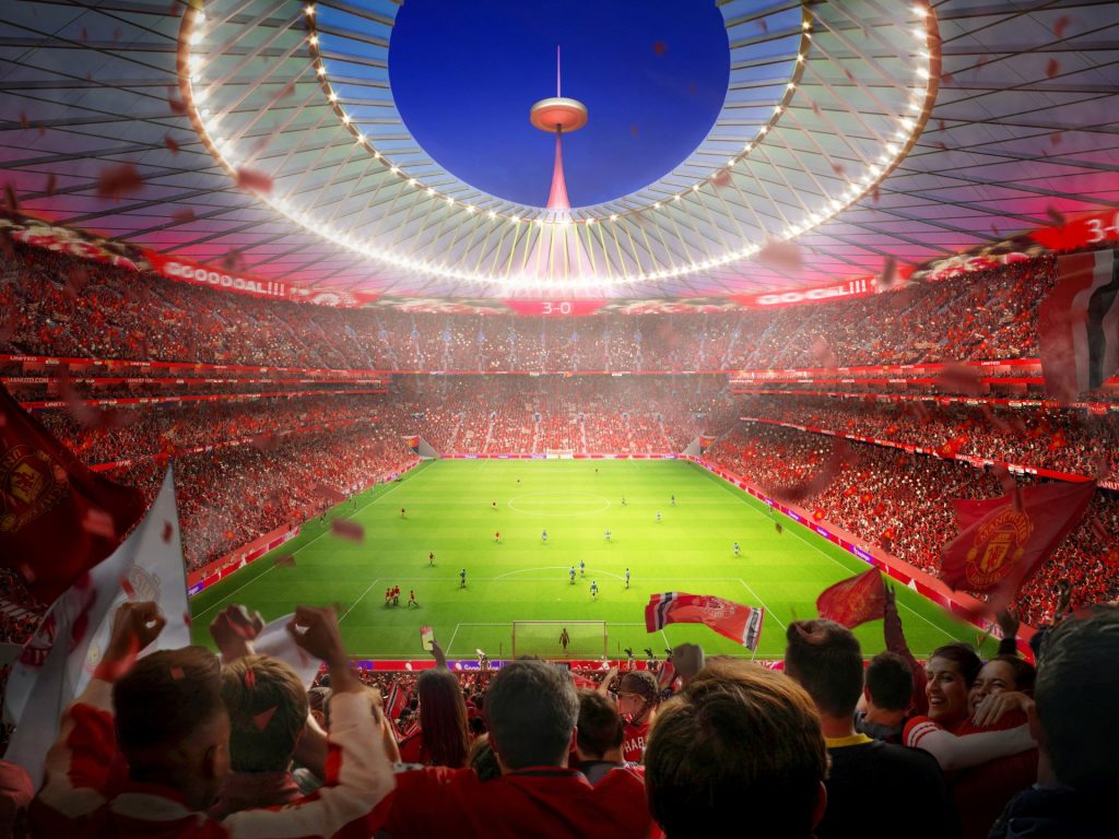 Il nuovo piano dello stadio del Manchester United per l'Old Trafford ha annunciato