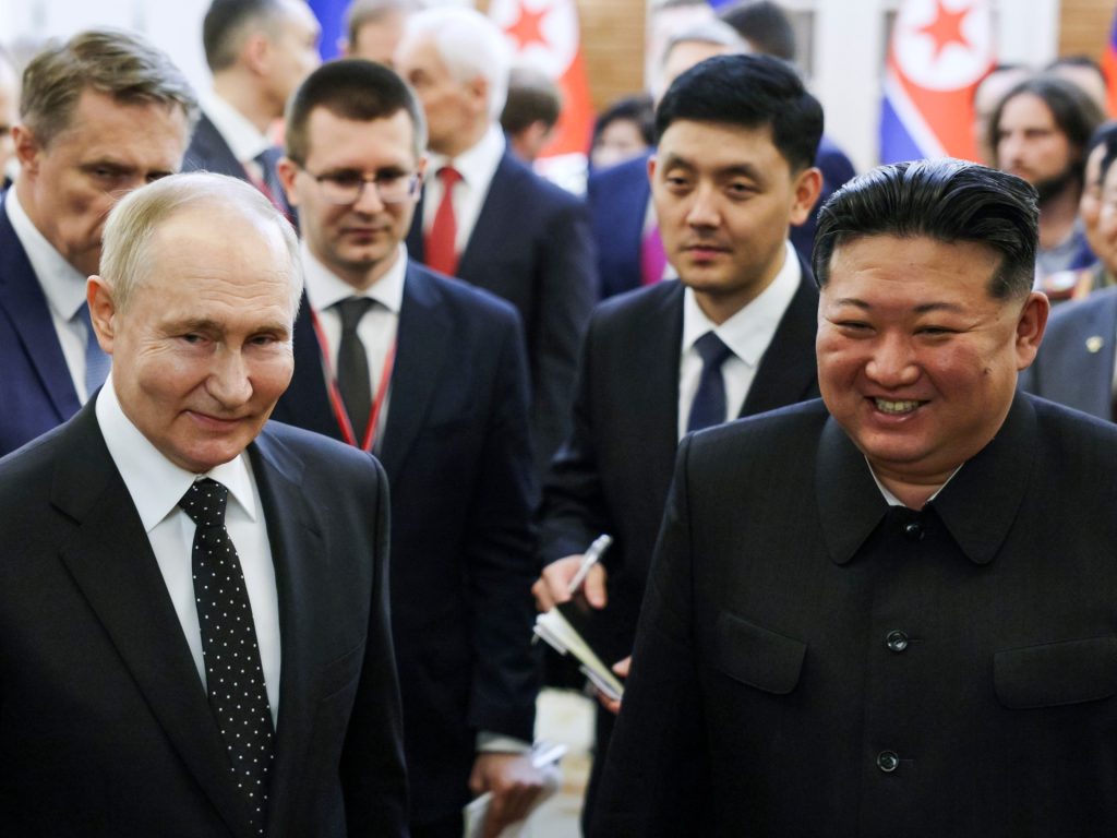 Russia's Putin afferma che la Corea del Nord, BRICS dovrebbe unirsi ai colloqui di cessate il fuoco dell'Ucraina