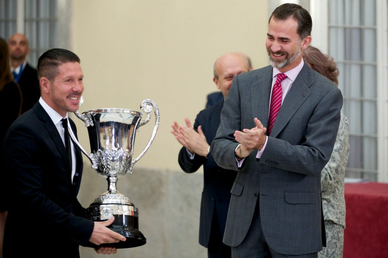 Reagisce Diego Simeone.