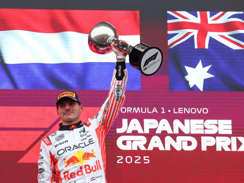 Verstappen vince il gp giapponese F1 davanti a Norris, Piastri