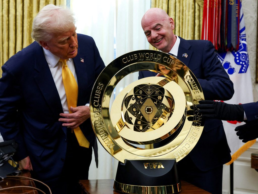 Il mondo delle promesse infantino di FIFA sarà accolto "alla Coppa del Mondo degli Stati Uniti