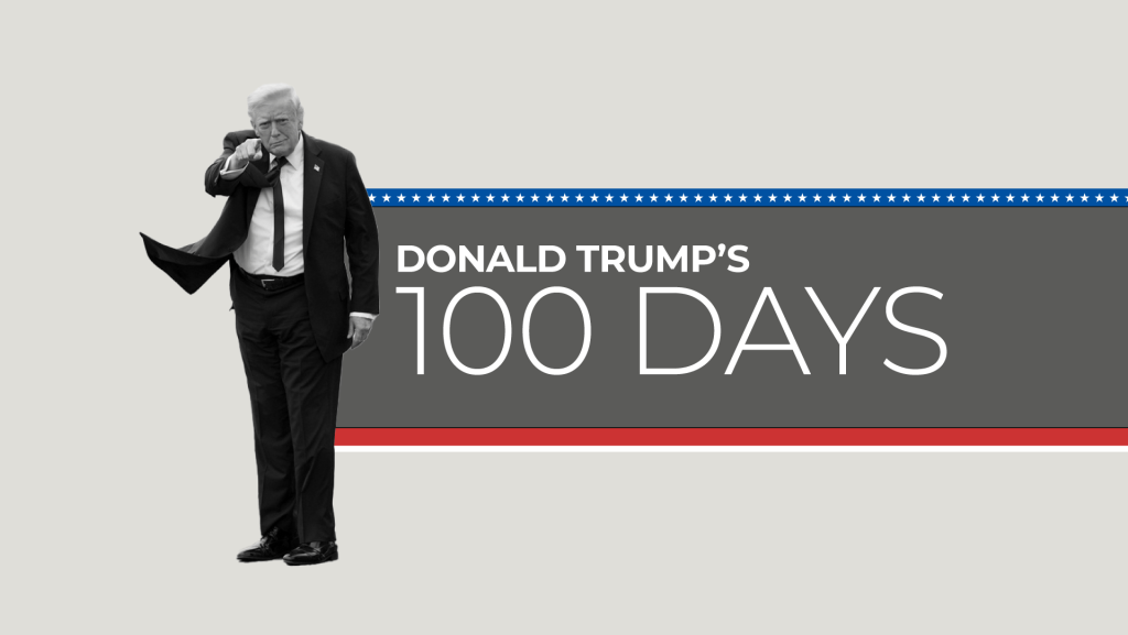 La scorecard di 100 giorni di Trump: ordini esecutivi, tariffe e politica estera