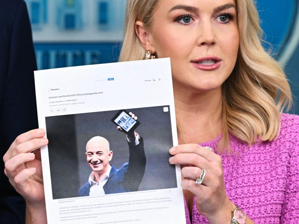 Amazon presumibilmente rimugina che mostra i costi tariffari di Trump: Rapporto