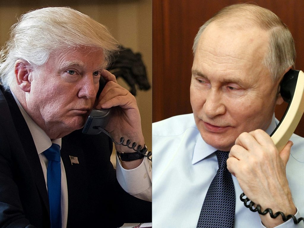 Dopo Putin Call, Trump afferma che la Russia, l'Ucraina inizierà a cessare i colloqui