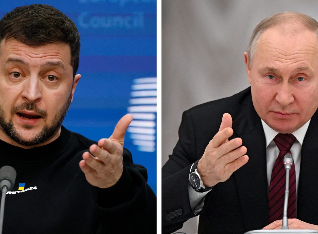 Zelenskyy dell'Ucraina esorta il processo per "War Criminal" Putin