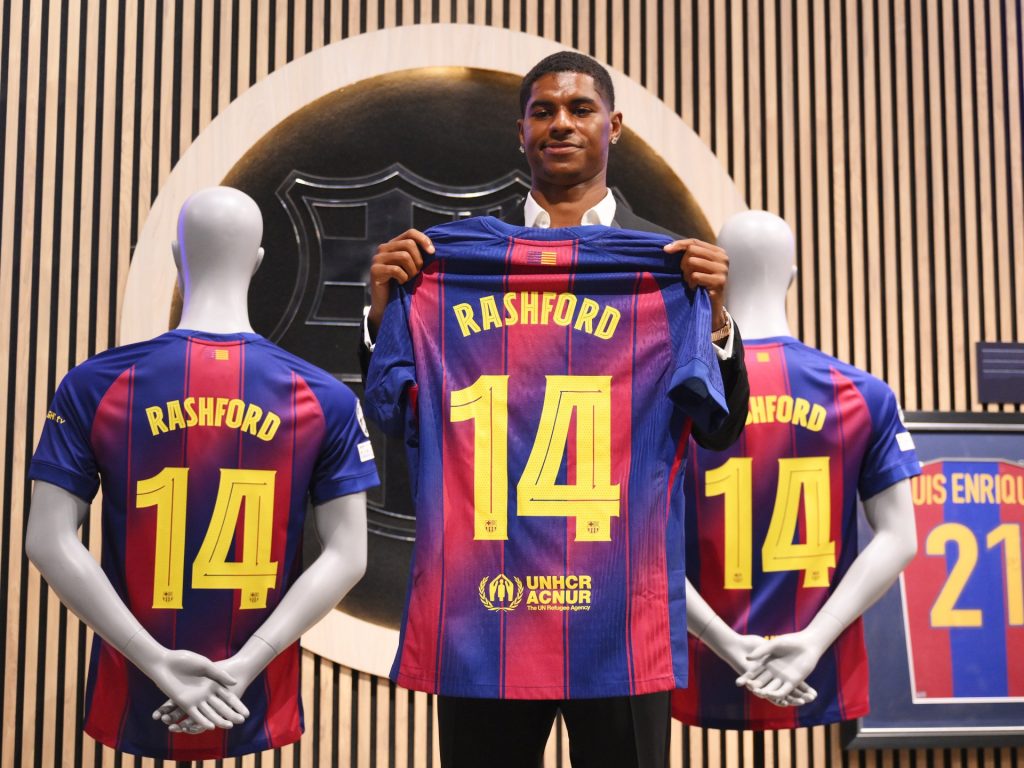 Marcus Rashford si unisce a Barcellona in prestito dal Manchester United