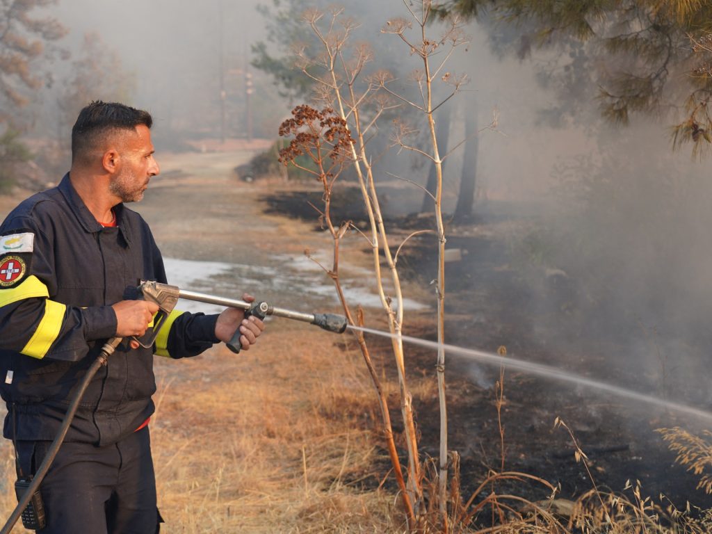 Deadly Cipro Wildfire rivendica due vite, forze evacuazioni di massa | Nelle notizie di immagini