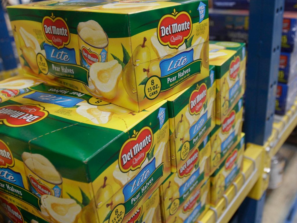 Del Monte Foods cerca protezione fallimentare mentre i consumatori si allontanano