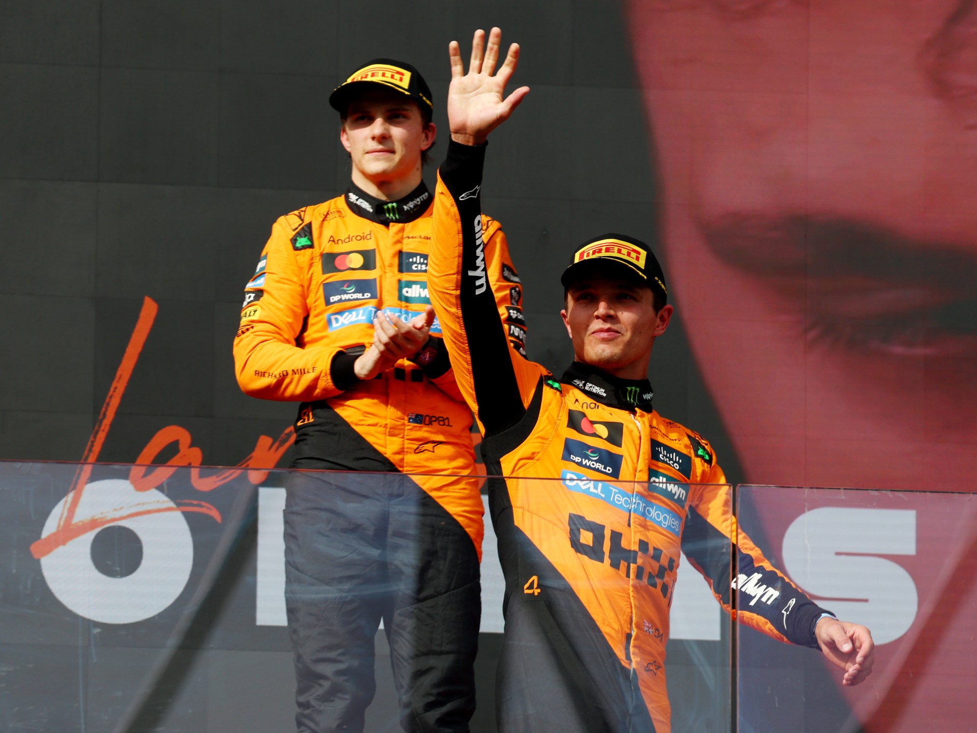 Norris vince l'Ungheria F1 GP in McLaren One-Two