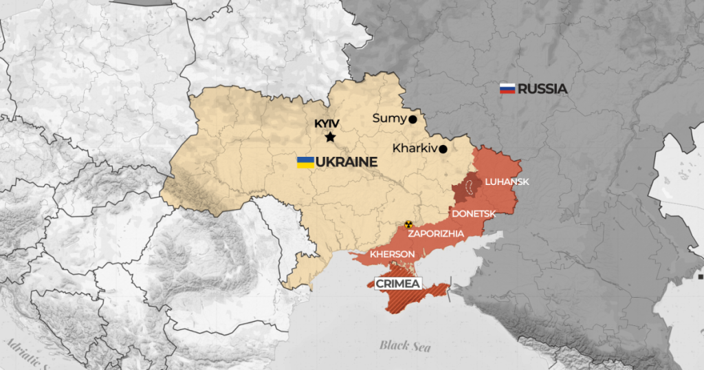 Incontro Trump-Putin: quanto territorio controlla la Russia in Ucraina?