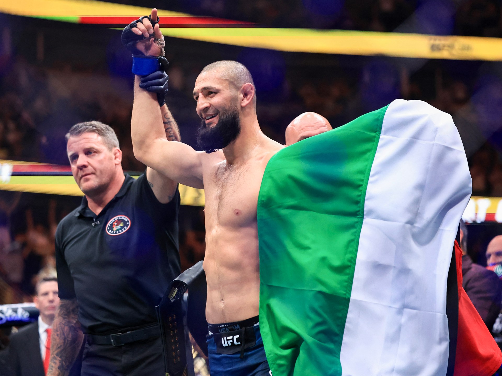 UFC 319: Chimaev domina Du Plessis per vincere il campionato di pesi medi