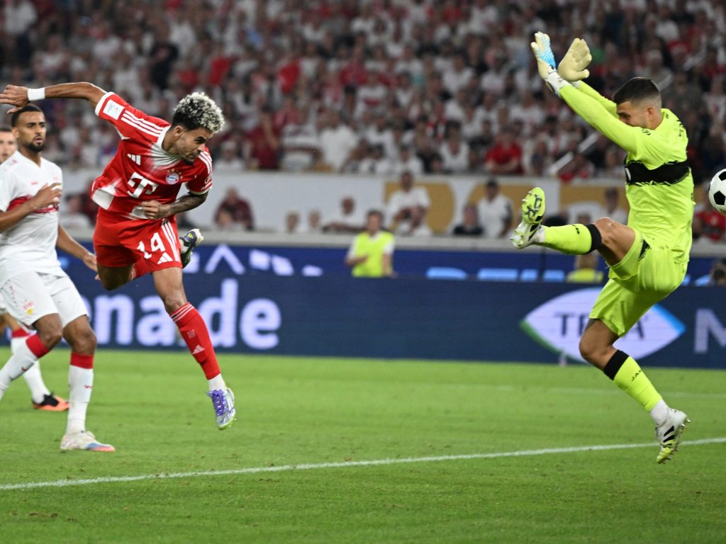Luis Diaz segna per il Bayern Monaco per conquistare il Supercup tedesco al debutto